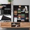 Adiroffice Black, MDF Wood, 11.8 in W, 23.9 in L, 39.3 in D ADI500-36-BLK-MK - alternate 7